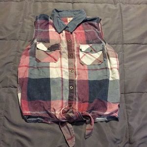 Red white and blue tank top